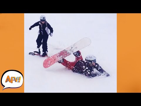 Going Outside During Winter?! Sounds Like a BAD IDEA! ? | Best Snow Fails | AFV 2022