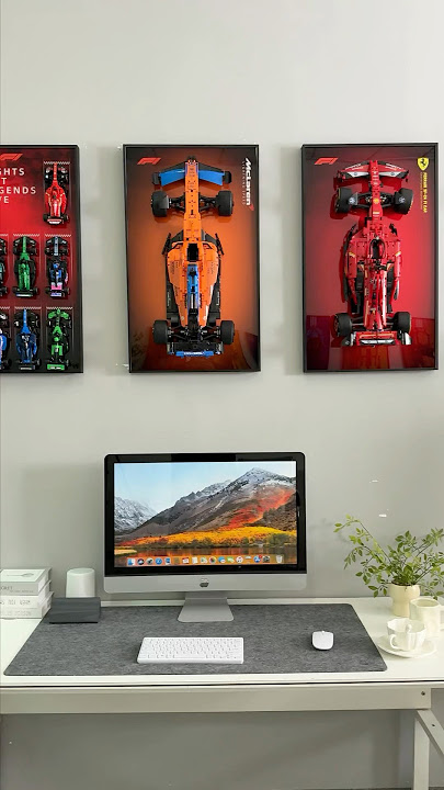 How to hang Lego ferrari sf 24 cars on the wall.Lego frame is best way #lego #icuanuty #legoframe