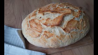 Pyszny Domowy Chleb Z Chrupiącą Skórką. Najlepszy