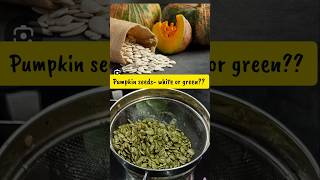 tips and tricks episode 168:  REAL Pumpkin Seeds White or Green? #shortsfeed