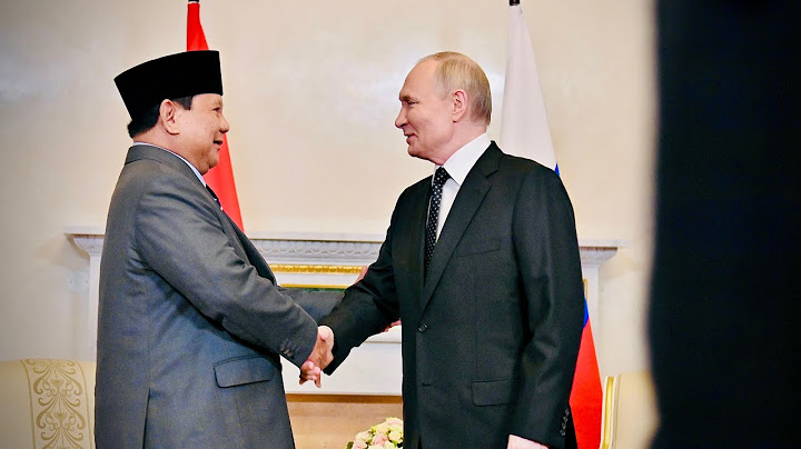 Presiden Prabowo Bertemu Presiden Putin di Istana Konstantinovsky, St. Petersburg, 19 Juni 2025