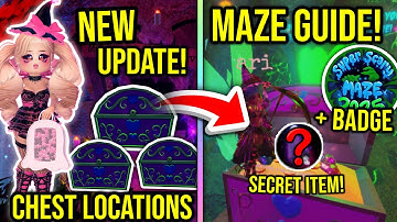 HOW TO COMPLETE THE MAZE IN ROYALE HIGH *EASY TUTORIAL* & NEW PRIZE! + ALL HIDDEN CHESTS