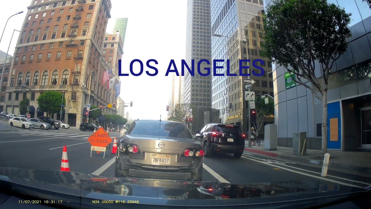 Los angeles 4k and 105 west freeway