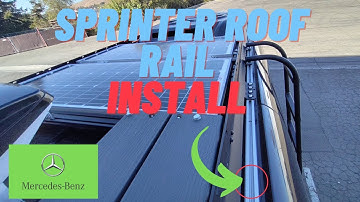 Van Life Vantech Roof Rail Installation▶️ 2007-2022 Sprinter Roof Rails Install