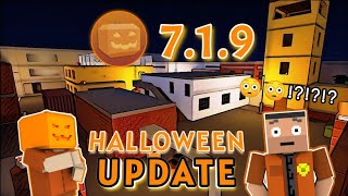 block Strike 7.1.9  UPDATE OMG 🎃🎃👻👻 NEW HALLOWEEN!!! BATTLEFORCE zombie MAPA! SAIU!!! 😱😱😳😳 OMG!! screenshot 3