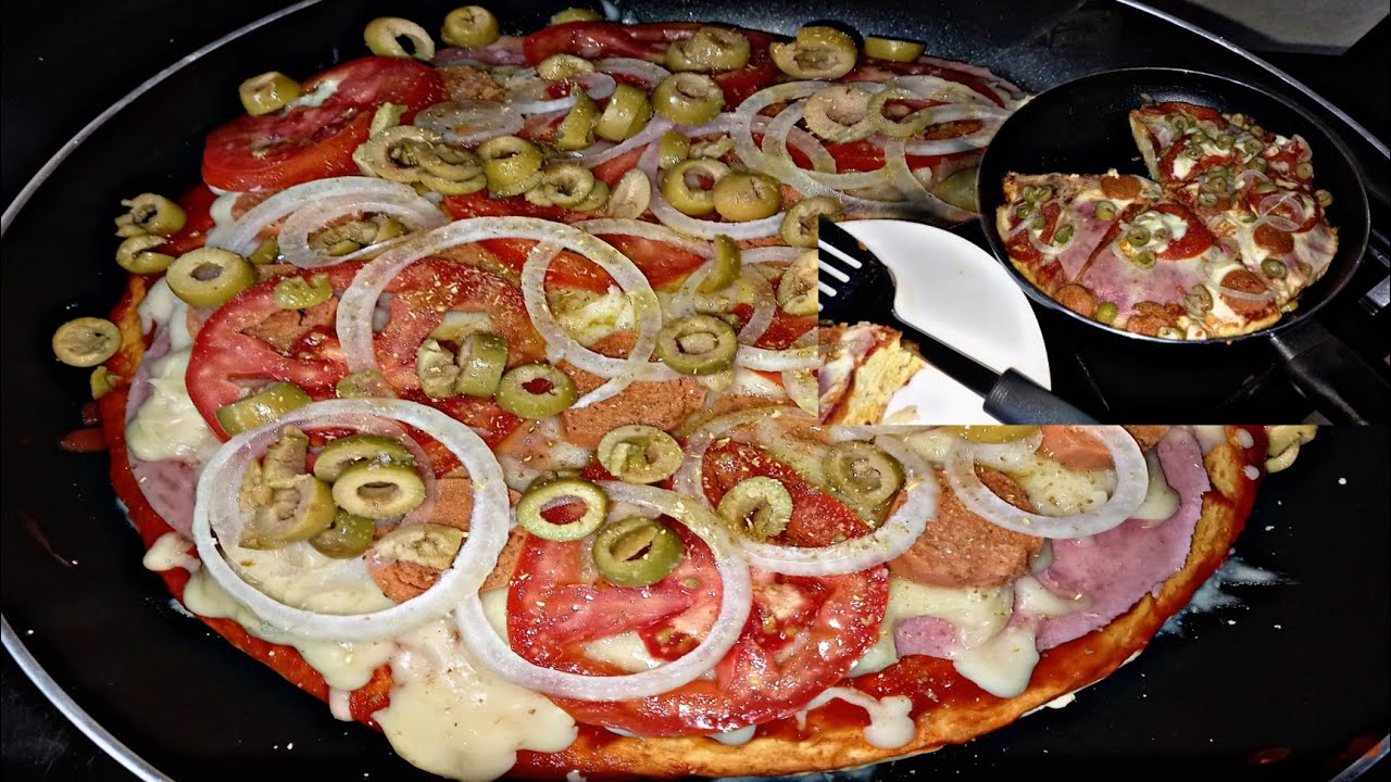 FIZ PIZZA PELA PRIMEIRA VEZ DA (FRIGIDEIRA)SERA SAIU COMO DEVIA?