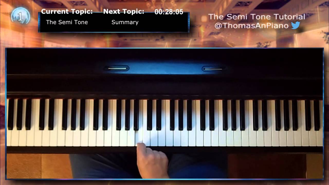 The Semi Tone Basic Piano Tutorial YouTube