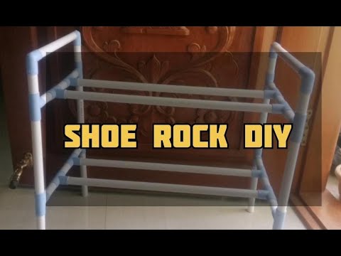 வீட்டில் குறைந்த செலவில் ஷூ ராக்  செய்வது எப்படி? Shoe rock making at home #shoerock #diy