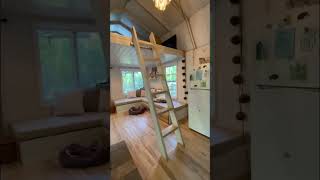 Shed to tiny house with greenhouse bathroom #shed  #tinyhouse #tinyhousedesign