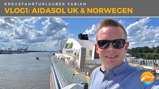 Mit AIDA von Hamburg an die britische Küste - Seetag & Newcastle in VLOG1 von AIDAsol