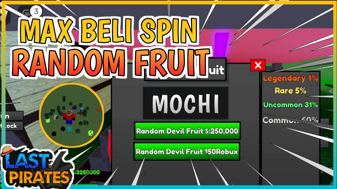 Using 7.5 MILLION to Spin RANDOM FRUIT in Last Piece [Last Pirates] 