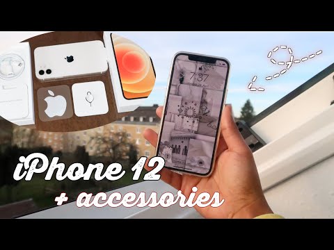 White iPhone 12 unboxing     accessories