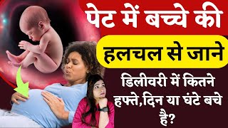Delivery symptoms in 9th month | Sign and Symptoms of Labour Pain in Hindi | Baby Movements