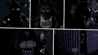 Five nights at Freddy's 1 | ALL Animatronics POSITIONS & LOCATIONS | Full HD