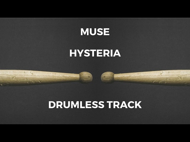 Muse - Hysteria (drumless) class=