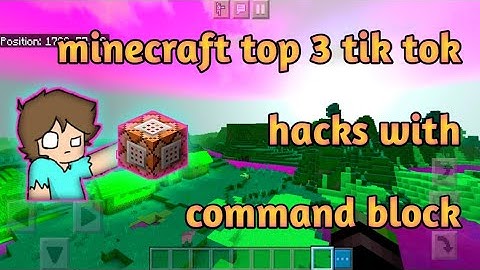 minecraft tik tok hacks with command block by BB GAMER YT.