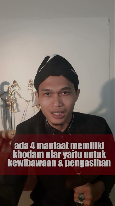 Ngeri! 4 Manfaat Khodam Ular, Sangat Mematikan???