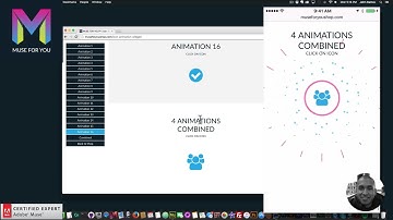 Icon Animation Widget | Mo.js Web Animation | Adobe Muse CC | Muse For You