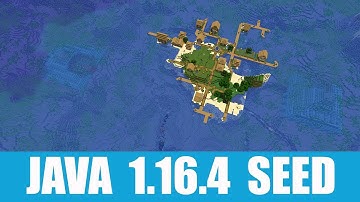Minecraft Java 1.16.4 Seed: Island village positioned between 2 ocean monuments right next to spawn