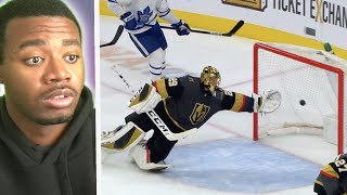 HE&#39;S NOT HUMAN!!! First Time Reacting To Marc Andre Fleury!