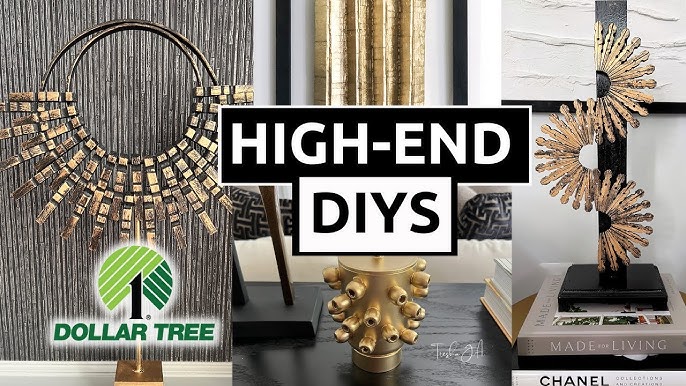 4 High End Dollar Tree Shelf DIYs, Dollar Tree DIYs, DT Wall Shelf 4 Ways