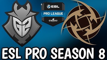 G2 VS NIP ESL Pro League Season 8 Highlights CSGO - Inferno