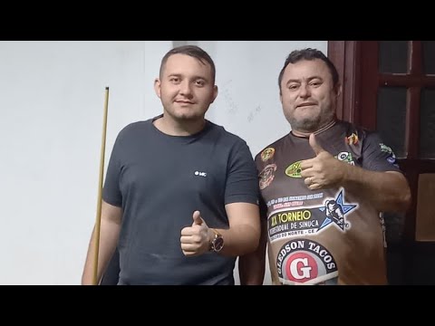 Lorin de Fortaleza Vs Gledson - Regra Brasileira - SINUCA AO VIVO