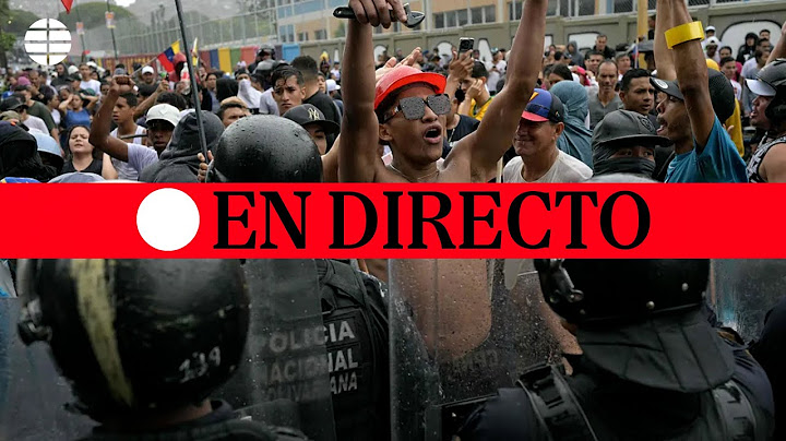 🔴 DIRECTO | Protestas en Caracas contra la proclamación de Nicolás Maduro como ganador