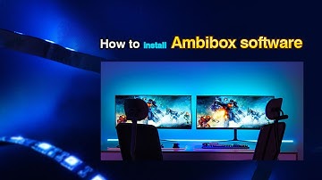 PC Sync Screen Backlights Ambibox Installation