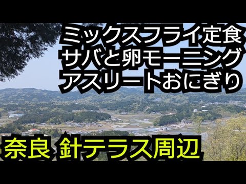 イカ入りミックスフライ定食 サバ出巻きモーニング アスリートおにぎり【奈良 針エリア】
