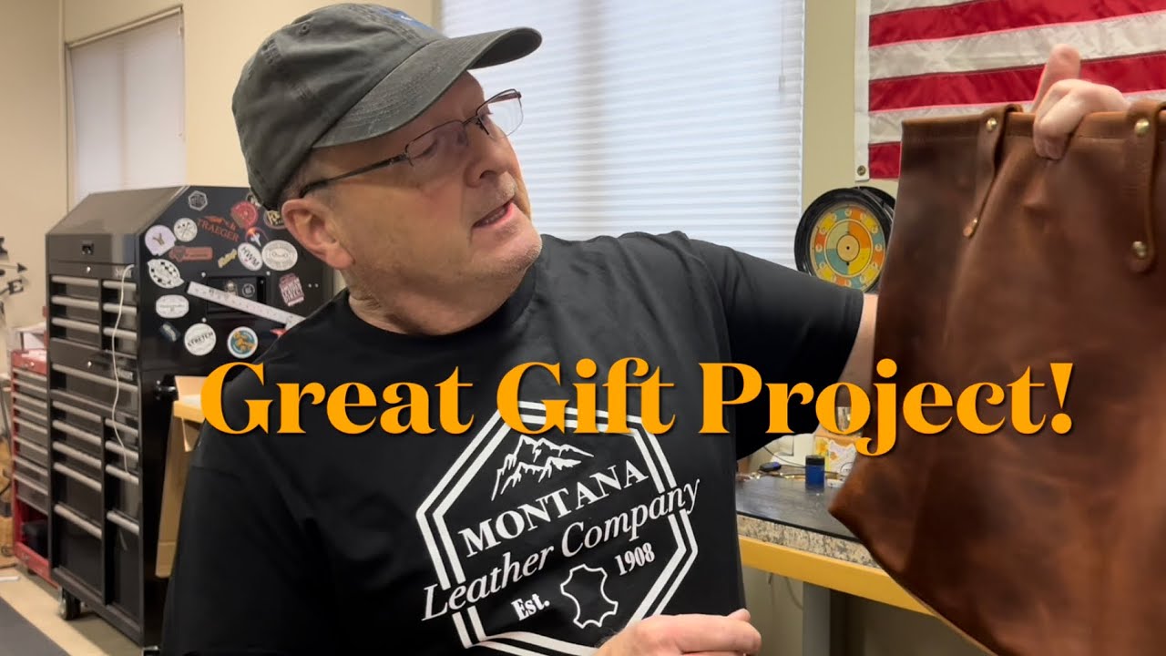 How To Build This Leather Tote - Montana Leather Product Review 