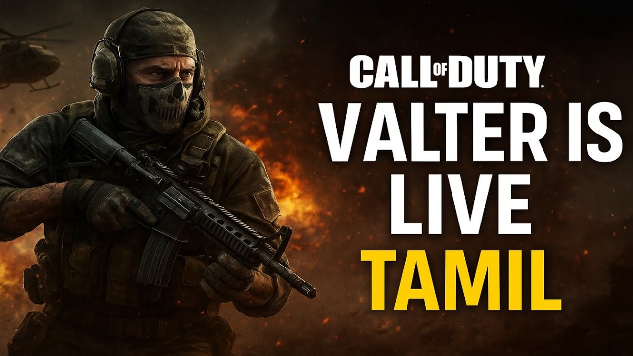 🔥 Call of Duty LIVE – Valter is Back! | COD Gameplay Live (Tamil) - YouTube
