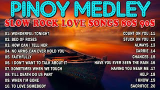 Slow Rock Love Song Nonstop 🎤🎷 Slow Rock Medley 🎧🔊 Rock Ballads 70s 80s 90s🔊