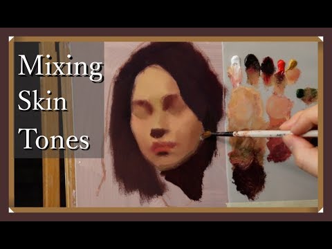 The Daily Yupari | MIXING OIL PAINT COLORS - Color Study 1