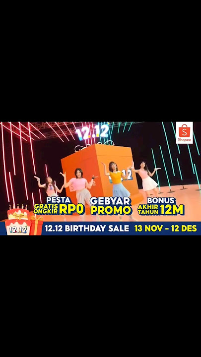JKT 48 - IKLAN SHOPEE 12.12 TERBARU With Freya, Zee, Christy, Cigre #jkt48 #jkt48newera #iklanshopee