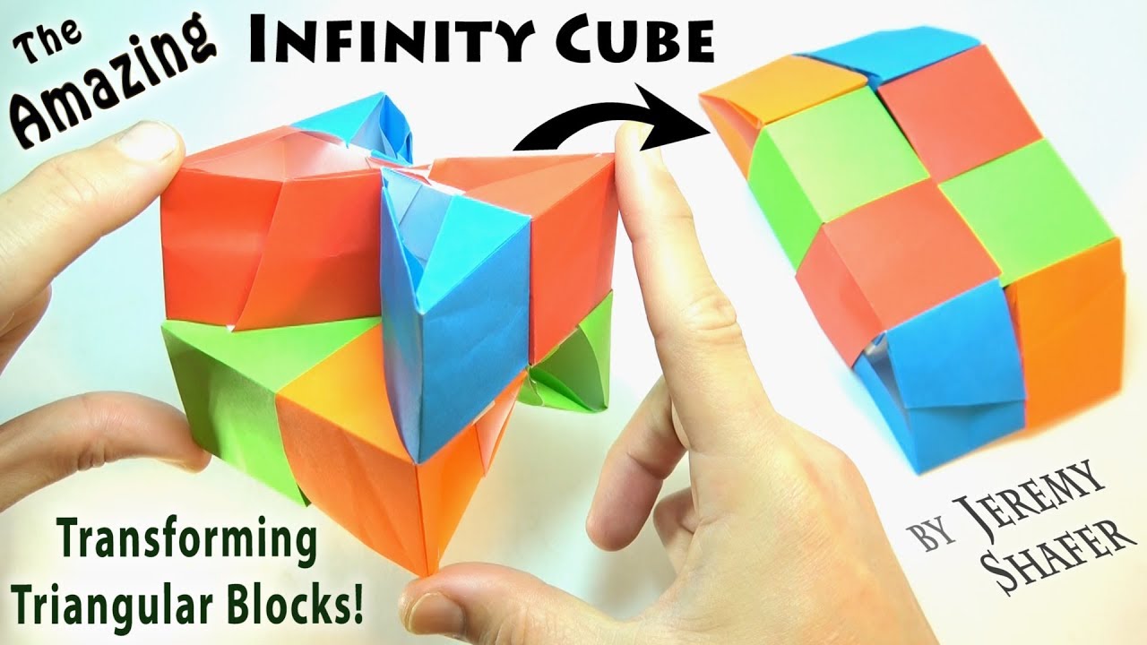 DIY - Paper Infinity CUBE // How to Make an Easy INFINITY CUBE