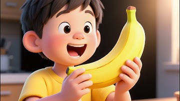 Nhạc Thiếu Nhi Về Quả Chuối - Chuối Xanh Chuối Chín - Giúp Bé Học Về Màu Sắc