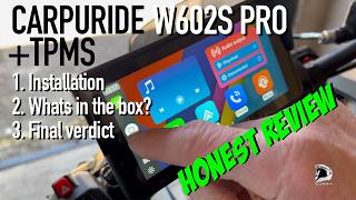 Carpuride W602S Pro + TPMS - Installation & Review