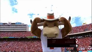 Sam Ehlinger runs for a big first down! 19 Texas vs 7 Oklahoma October 6 2018