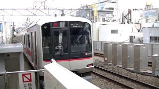 東急東横線自由が丘駅5番線を発車する5050系4102F回送列車