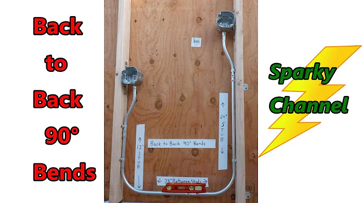 How to Make Back to Back 90° EMT Bends