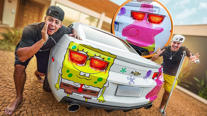 PERSONALIZEI O CAMARO DO MEU AMIGO *ficou lindo*