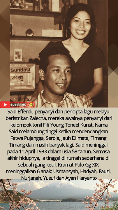 SAID EFFENDI SANG LEGENDA LAGU MELAYU