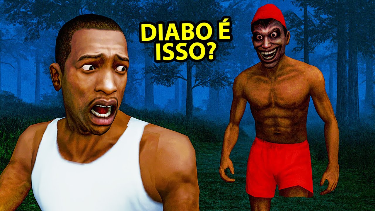 ENCONTRANDO O SACI-PERERÊ NO GTA SA - QUE ISSO??? (NOVO MOD de LENDAS NO MAPA)