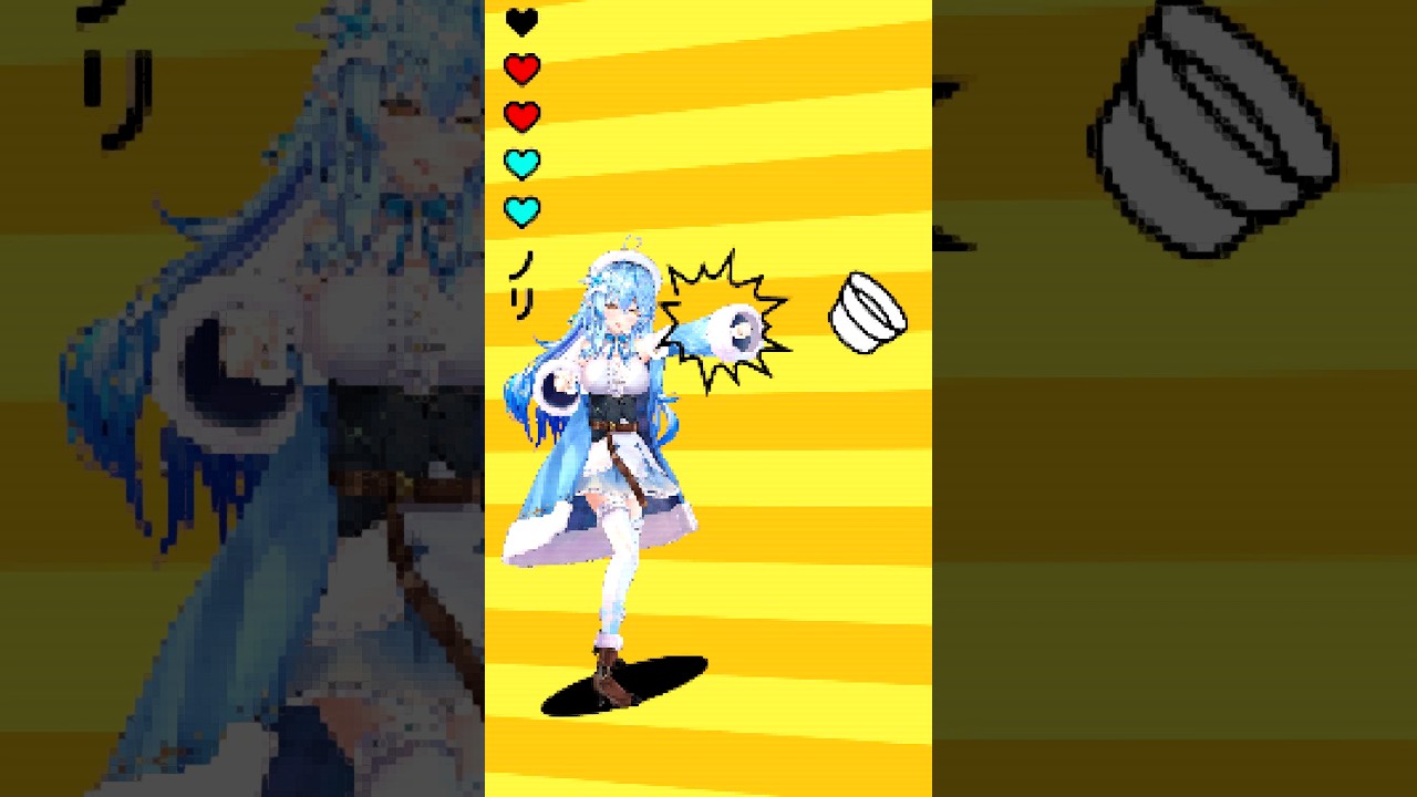 【高難度！？】Vtuberリズムゲー #決め技はドーイ！ #雪花ラミィ #ホロライブ #hololive