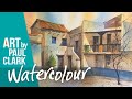 How to paint a Mexican house in watercolour