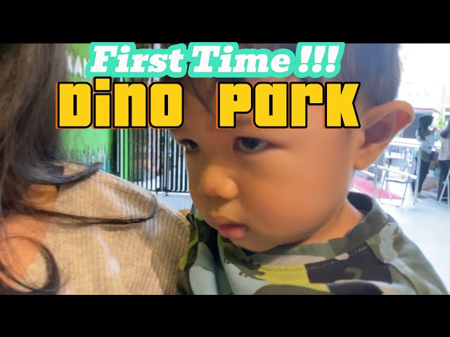 PERTAMA KALI ! Abe ke Dino Park, takut 🤣 class=