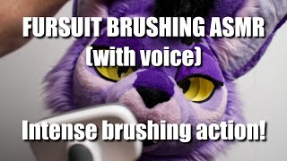 Cheshie's fursuit brushing ASMR (with voice)
