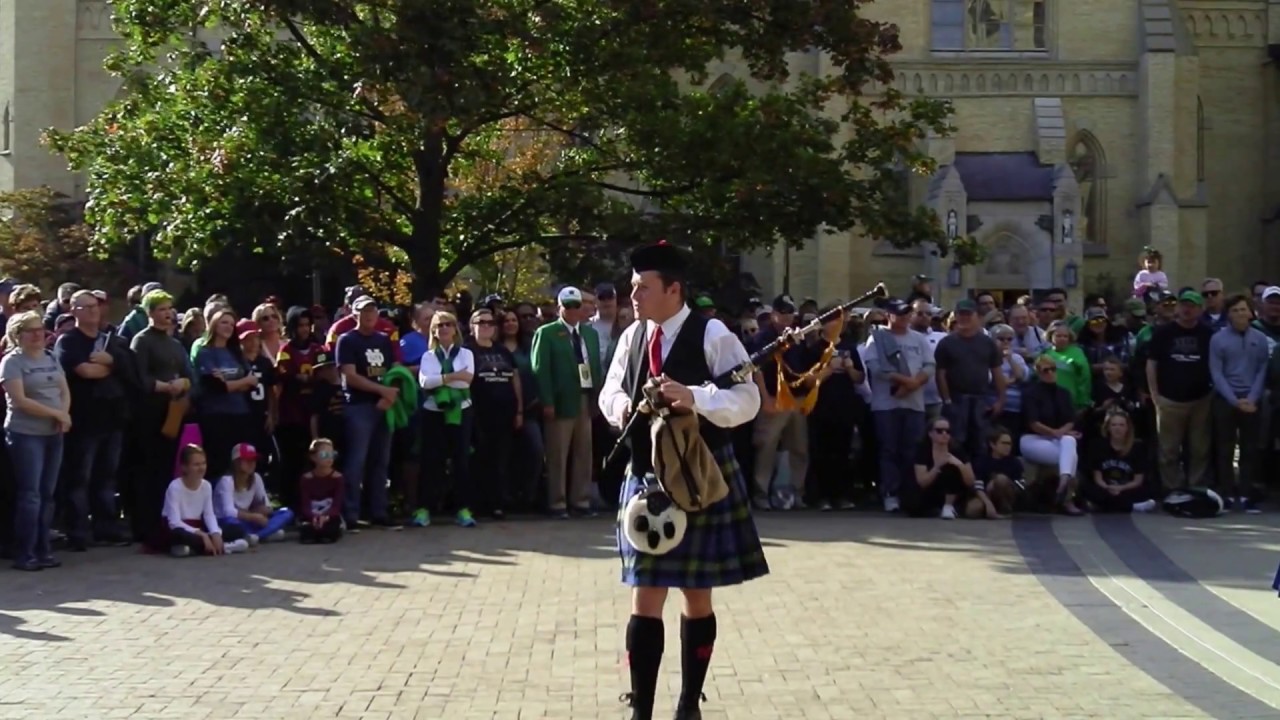 2017 10 18 Notre Dame Bagpipe Band USC YouTube