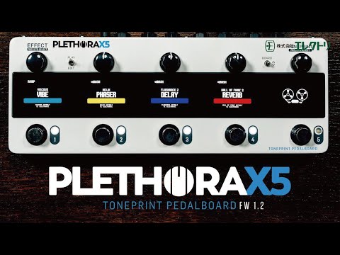 日本語字幕】tc electronic PLETHORA X5 ~ ファームウェア Ver
